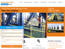 Tablet Screenshot of engineeredstructures.ca